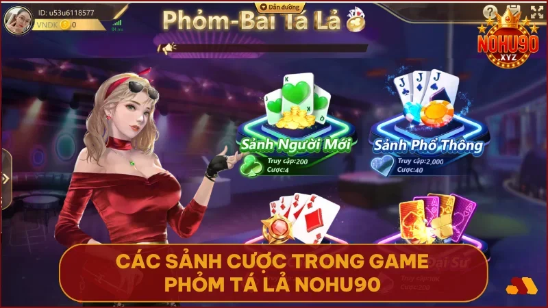 Sảnh cược VIP thể hiện đẳng cấp và trí tuệ của cao thủ Phỏm