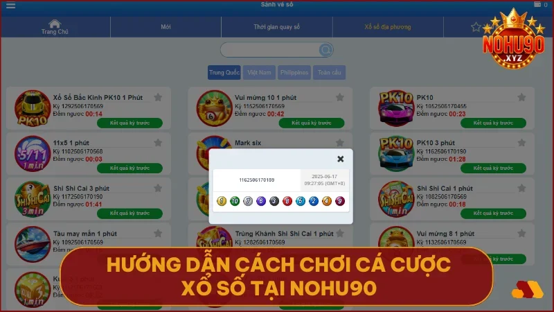Làm quen với cách chơi cá cược xổ số dành cho mọi người tại nohu90 com