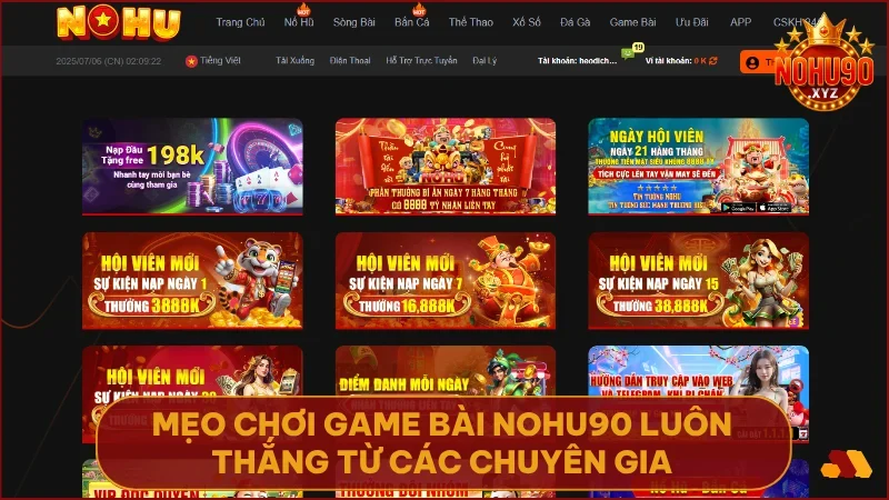 Áp dụng chiến thuật và tâm lý vững để thắng lớn tại game bài nohu90