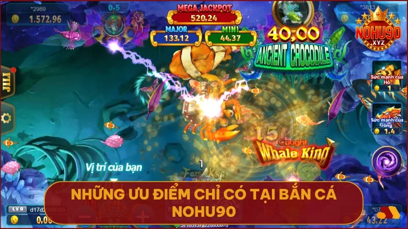 Bắn cá NOHU90 là lựa chọn hàng đầu nhờ đồ họa sống động và tỷ lệ đổi thưởng minh bạch.